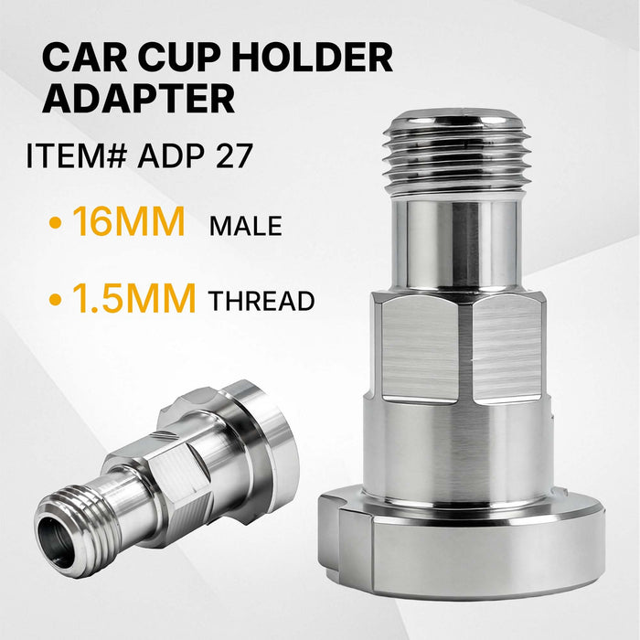LAUCO Spray Gun Paint System Stainless Steel Compatible with 1.0 System Only and The Disposable Spray Gun Cup Liners and Lid System Adapter27-16119 (Aftermarket)