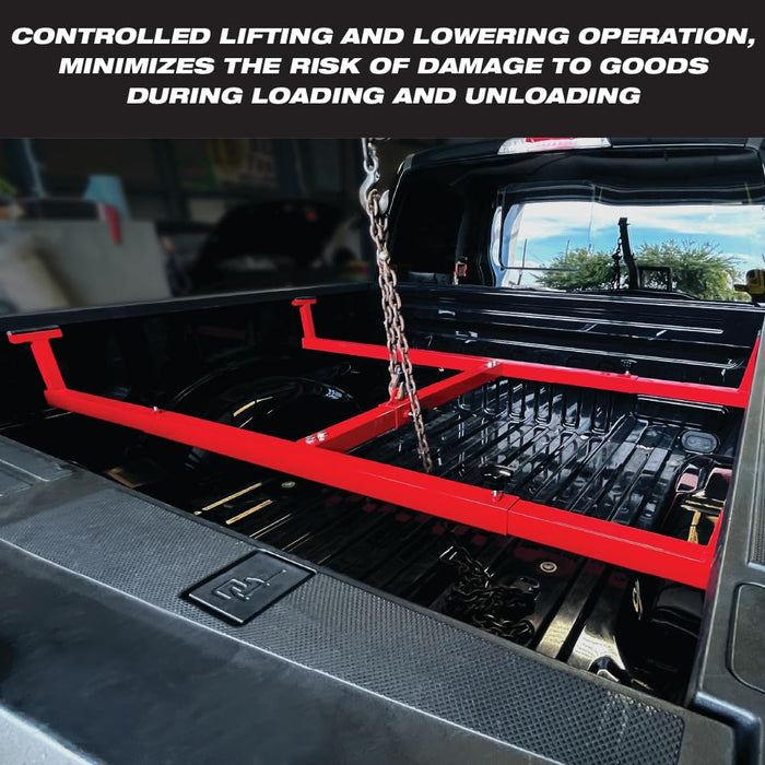 LAUCO Truck Bed Lifter Box for Pickups Trucks, Heavy-Duty Truck Bed Lift Support 600LB Weight Capacity and Capacity Works On Beds Up to 600LBs [26510]