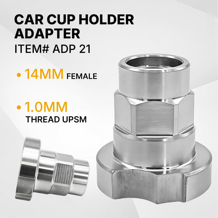 Spray Gun Paint System Stainless Steel Adapter (21) 16105 (Aftermarket) Compatible with 1.0 System Only and the Disposable Spray Gun Cup Liners and Lid System