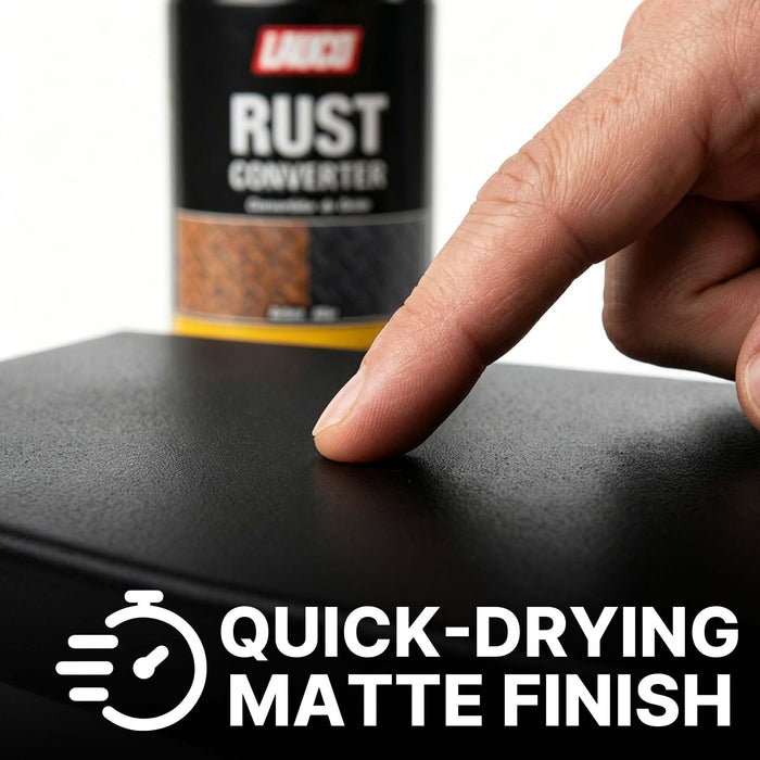 LAUCO Rust Converter Spray 13oz Pack of 6, Fast Dry Rust Remover & Converter, Converts Rust to Protective Black Coating, Anti-Corrosion Metal Treatment for Automotive, Tools & Steel Surfaces 37522