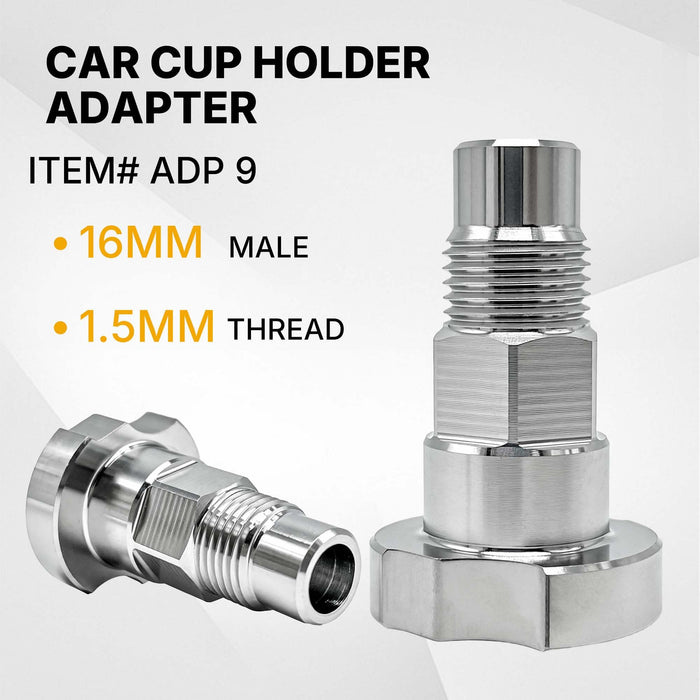 Spray Gun Paint System Stainless Steel Adapter (9) (Aftermarket) Compatible with 1.0 System Only and the Disposable Spray Gun Cup Liners and Lid System