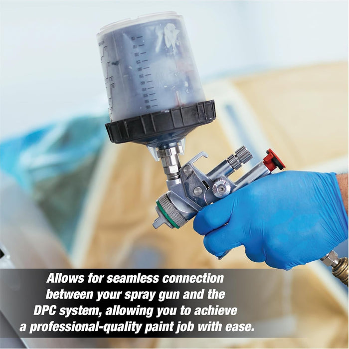 Spray Gun Paint System Stainless Steel Adapter (21) 16105 (Aftermarket) Compatible with 1.0 System Only and the Disposable Spray Gun Cup Liners and Lid System
