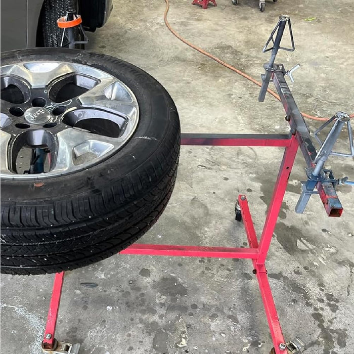 Mobile Wheel Panel Paint Stand, Wheel Rim Painting Stand (4566) - Wheel Paint Stand Rack, Wheel Rim Painting Stand, Painting Rack Stand, Paint Stand Auto Body. Automotive Paint Stand, Auto Body Stand