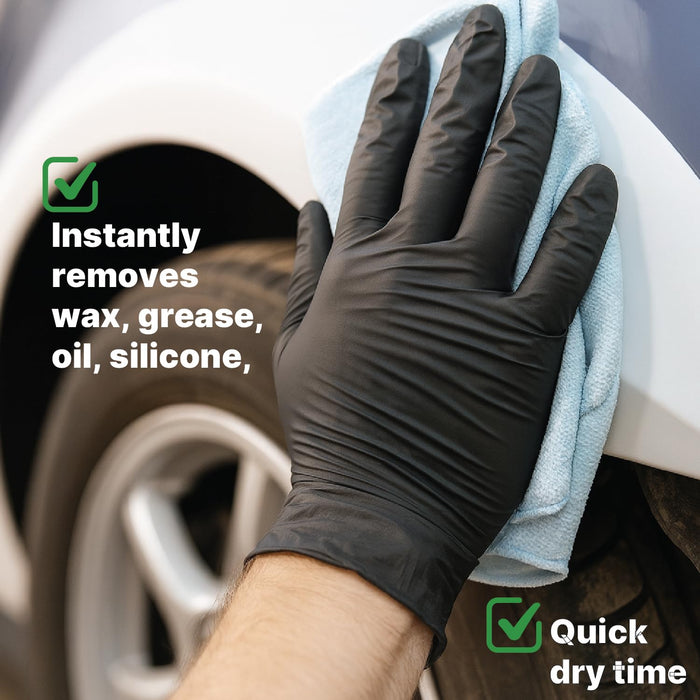 LAUCO Wax and Grease Remover Multi-Surface Paint Prep Cleaner for Auto Body (36060), Garage | Works On Plastic, Metal, Fiberglass Powerful Solvent Degreaser (Quart)