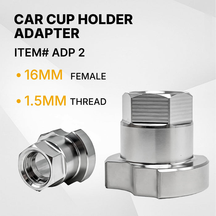 LAUCO Spray Gun Paint System Stainless Steel Adapter (2) (Aftermarket) Compatible with 1.0 System Only and The Disposable Spray Gun Cup Liners and Lid System