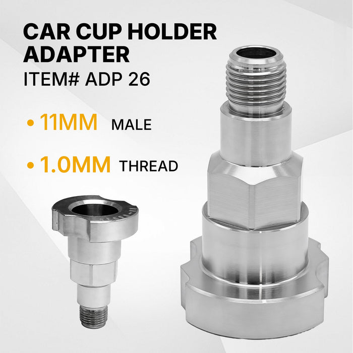 Spray Gun Paint System Adapter (26) (Aftermarket) Compatible with 1.0 System Only and the Disposable Spray Gun Cup Liners and Lid System
