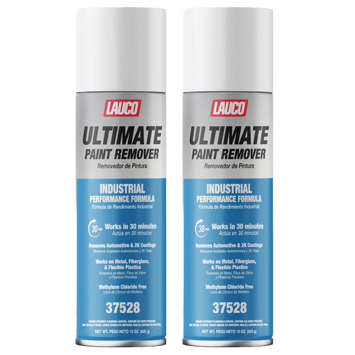 LAUCO Ultimate Paint Remover Spray Industrial Strength Fast Acting Paint Stripper Removes Automotive Coatings 2K Finishes Works on Metal Fiberglass and Chloride Free 37528 (2)