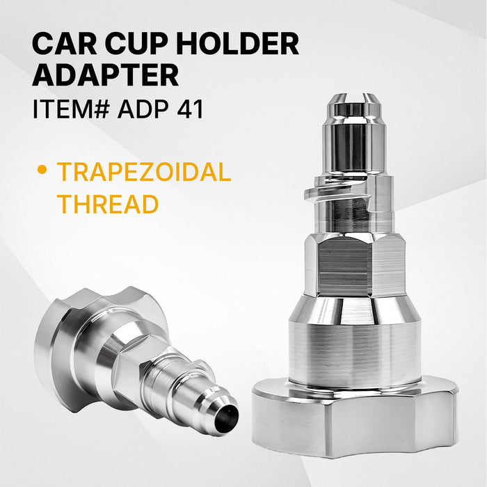 LAUCO Spray Gun Paint System Stainless Steel Adapter for DPC Disposable Cup Liners and Lid System, Professional Paint Application - Adapter41-16137