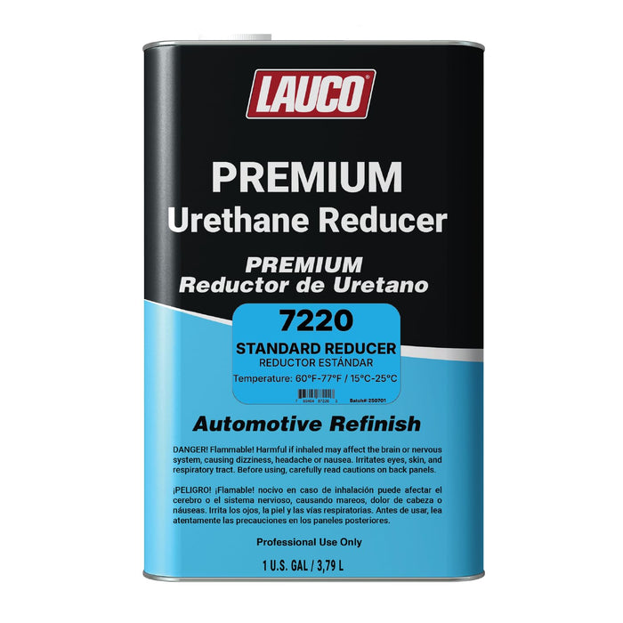 LAUCO Standard Urethane Grade Reducer (7220), 1 Gallon, 60°F - 77°F - for Automotive Paint and Industrial Paint Use - High Performance Automotive Grade