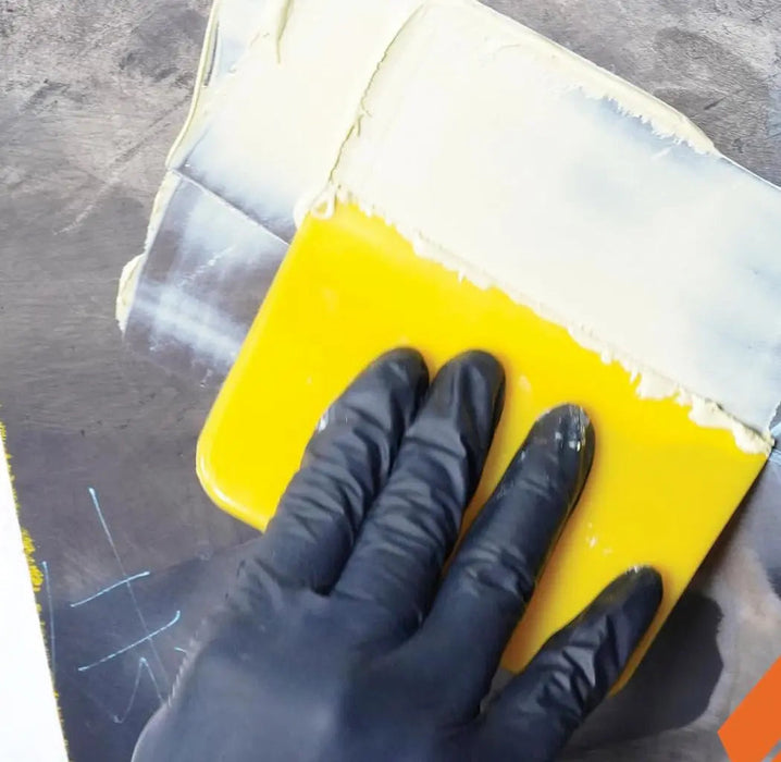 5" Reusable Plastic Spreader  - Auto Body Filler Yellow Spreaders (Pack of 100) - 9065