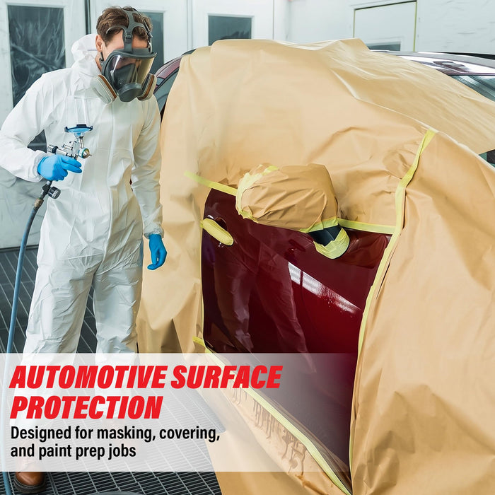 LAUCO Masking Paper Automotive Painters Multi-Purpose 36” x 9000” (750') - Cover Automotive Surface, Packing, Moving, Gift Wrapping, Postal, Shipping, Parcel, Wall Art, Bulletin Boards