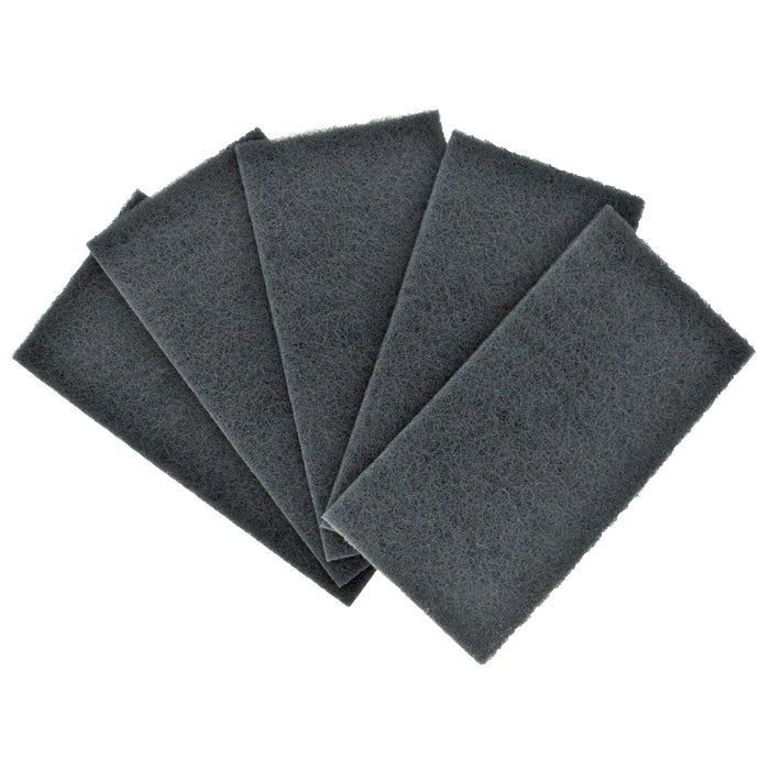 LAUCO 4.5" x 9" Gray (Ultra Fine) General Purpose Scuff Pads, Box of 25 Sheets - Scuffing, Scouring, Sanding, Paint Primer Prep Adhesion Scratch - Surface Preparation Automotive Auto Body