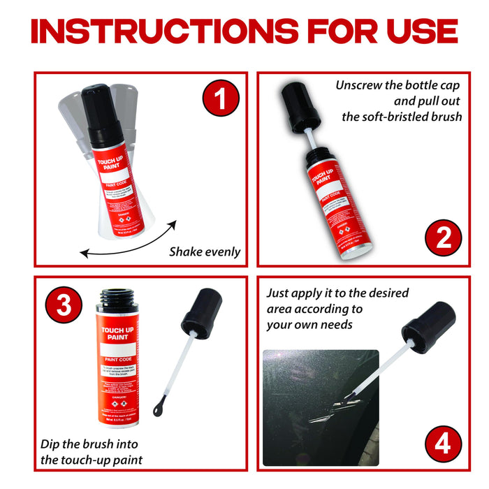 15ml Fillable Aluminum Touch Up Paint Bottles with Brush 50 Pack Refillable with Funnel, Mixing Balls & Labels Durable, Leakproof Scratch Repair for Auto & DIY Kits