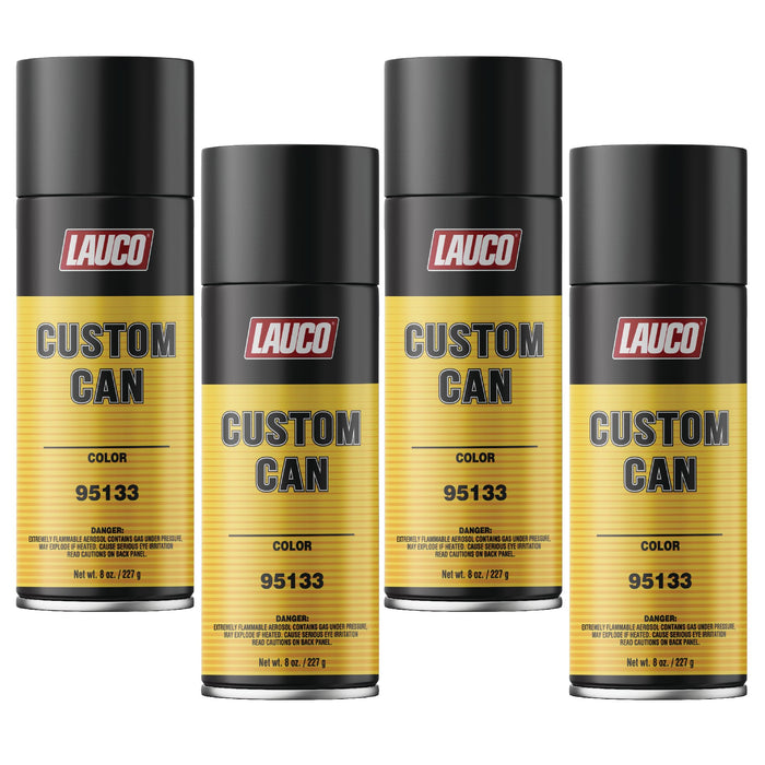 Pre-Charged Custom Fill Aerosol Spray – 8 oz (4-Pack) – Universal Solvent Blend for Refillable Paint Applications 95133