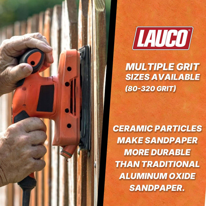 LAUCO Premium 220 Grit Ceramic Grain PSA Self-Adhesive Sanding Roll Each 2.75" x 25 Yard - Self Adhesive Sticky Back Continuous Longboard Sandpaper for Automotive and Woodworking