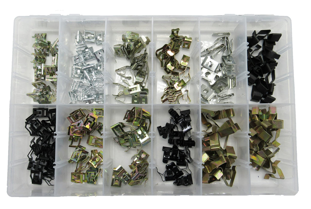 Panel Trim Fastener Kit 240-Piece – Star Dashboard, Door, Console, DVD/CD Panel Clip Replacement Set for Automotive Trim Repair