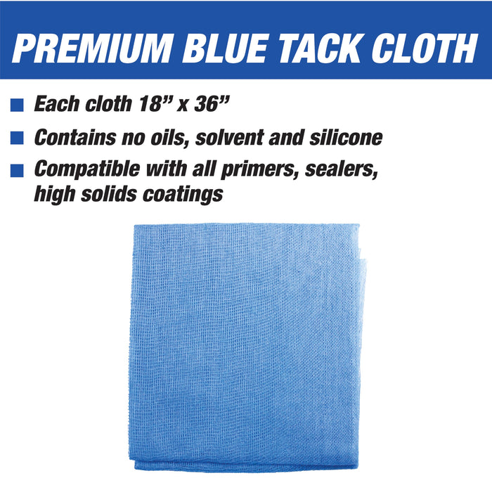 LAUCO 24 Prep-Wipes Tack Rags - Tack Cloths – Professional Woodworking and Painting - Lint Free, Removes Dust, Sanding Particles, Clean Surfaces – Wax Free Silicone Free, Anti-Static (2 Box of 12)