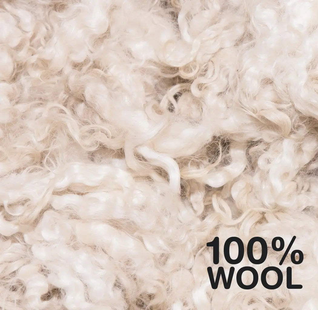 8" Wool Compounding Buff and Shine Pad - Hook and Loop Grip LAUCO