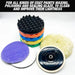 9 pcs Polishing Pad Set 7 inch - For Car Buffer Polisher Sanding,Polishing - National Supply Company