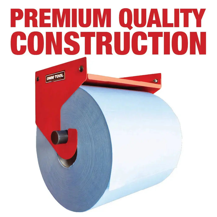 9.5 inch Industrial Blue Roll Paper Towel Holder Dispenser for Workshop, Garage National Supply Company