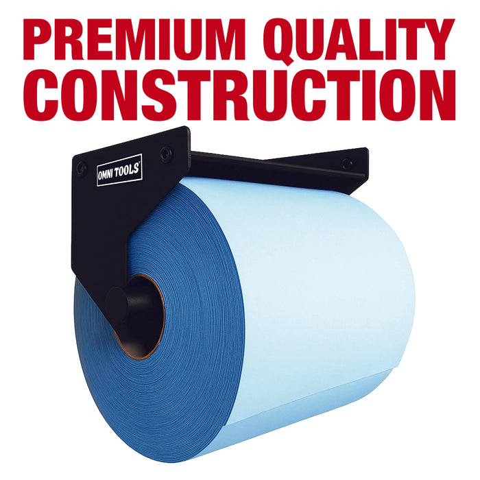9.5 inch Industrial Blue Roll Paper Towel Holder Dispenser for Workshop, Garage National Supply Company
