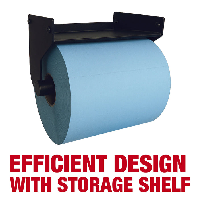 9.5 inch Industrial Blue Roll Paper Towel Holder Dispenser for Workshop, Garage National Supply Company