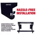 9.5 inch Industrial Blue Roll Paper Towel Holder Dispenser for Workshop, Garage National Supply Company