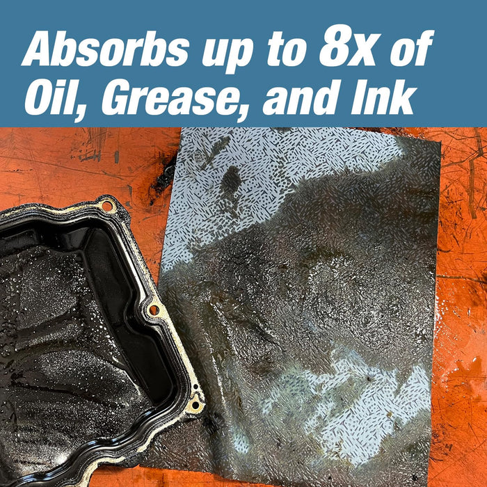 LAUCO Prep-Wipe Industrial Cloths Grease, Oil & Ink Cloths, Jumbo Roll, Lint-Free Towels, Blue (717 Sheets/Roll, 1 Roll/Case, 10” x 13.4” each sheet) 57013