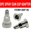 Spray Gun Paint System Adapter (26) 16118 (Aftermarket) Compatible with PPS 1.0 System Only and the Disposable Spray Gun Cup Liners and Lid System