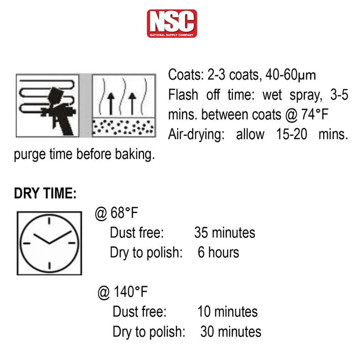 Activator for PC - 5000 - Hs Mirror Gloss Clear Coat (2:1) National Supply Company