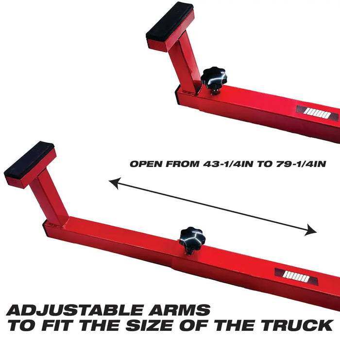 Adjustable Truck Bed Lifter Box Lift for Lift Pickup Beds - 585 lbs Capacity - Powder Coated Heavy Duty Steel Universal Lift for Pickups Trucks - National Supply Company