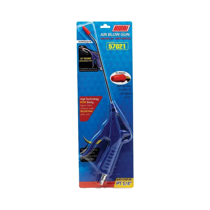Air Blow Gun with Fixed Nozzle & Angled Bent Nozzle Accessories - 57020 National Supply Company