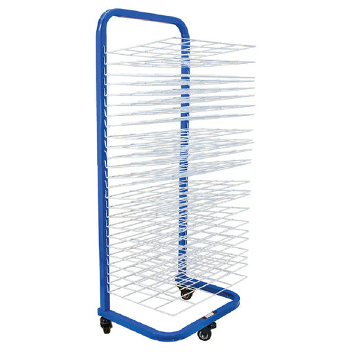 Art Drying Rack for Art Studios & Classrooms, 25-Removable Shelf Drying Rack with Wheels National Supply Company
