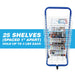 Art Drying Rack for Art Studios & Classrooms, 25-Removable Shelf Drying Rack with Wheels National Supply Company