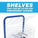 Art Drying Rack for Art Studios & Classrooms, 25-Removable Shelf Drying Rack with Wheels National Supply Company