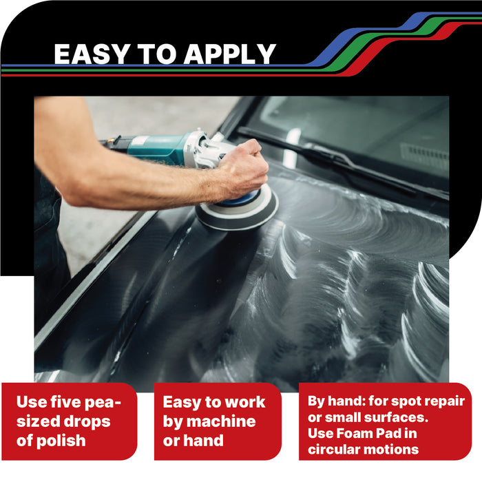 LAUCO Swirl+Plus Scratch Remover [36105] – Eliminates Minor Surface Imperfections & Oxidation – Automotive Grade Finishing Polish