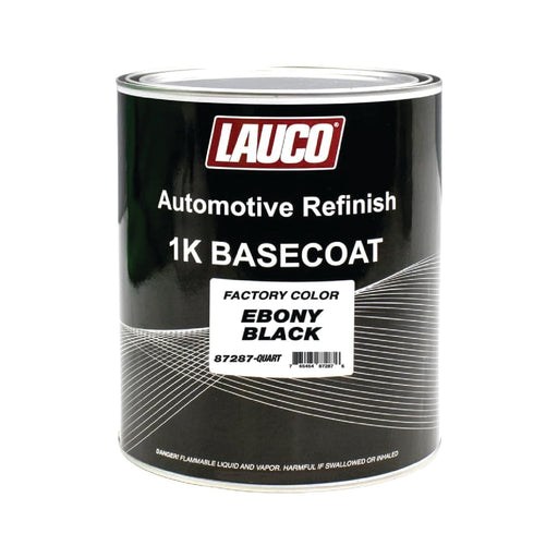 LAUCO 1K Basecoat Ebony Black – 1 Gallon Black Automotive Paint – Factory Color Match Lauco