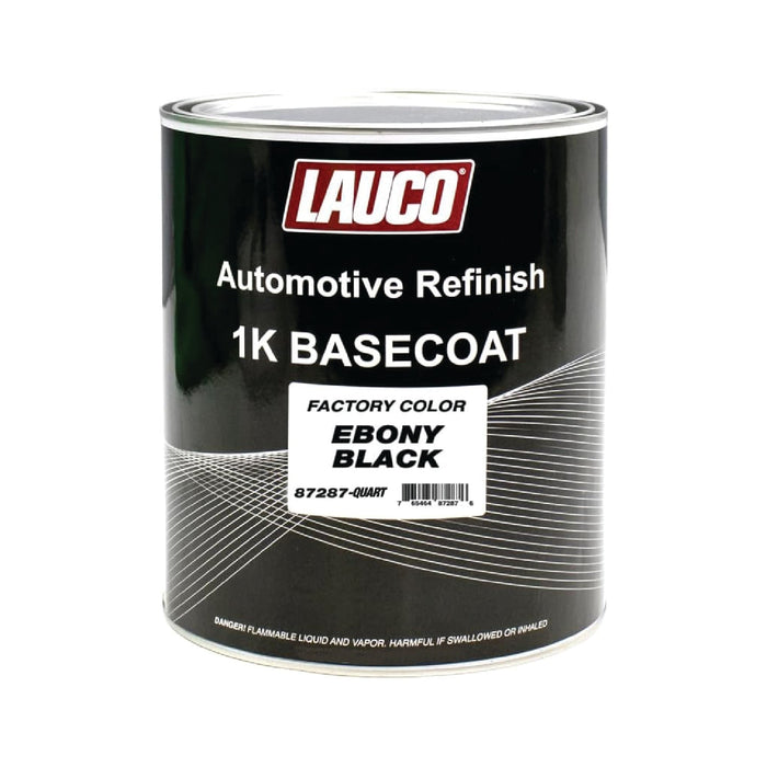 LAUCO 1K Basecoat Ebony Black – 1 Gallon Black Automotive Paint – Factory Color Match Lauco
