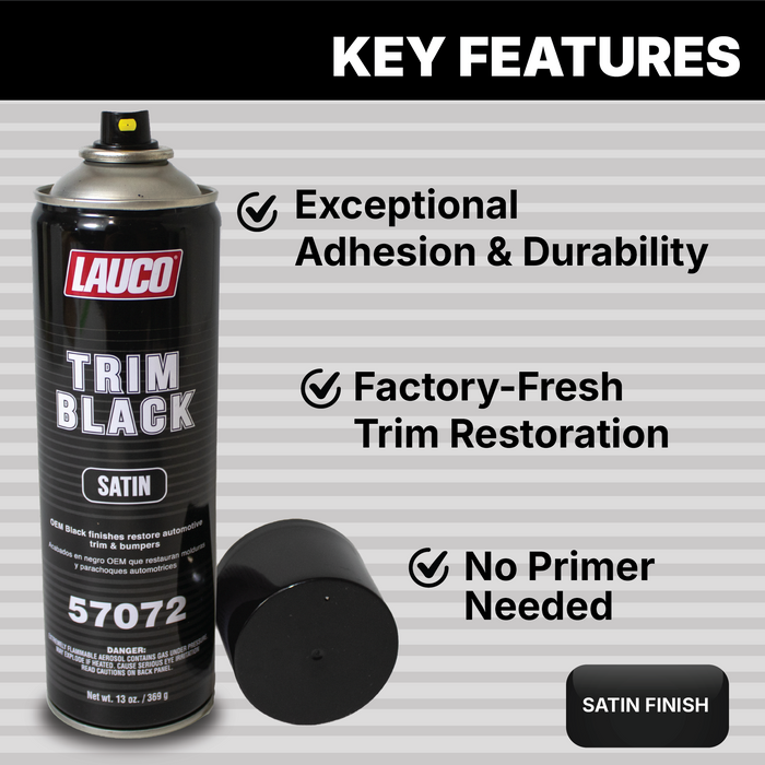 Trim Black Satin Aerosol 13 oz.