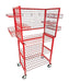 Auto Detailing Cart, Mobile Storage with 3 Shelf Organizer for Detailing Materials, 66 Pounds Load Capacity per Each Shelf National Supply Company