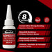 BONDALL Instant Bonding Adhesive Repair Kit, 4PC Set with (2) Super Glue Bottles, Plastic & Metal Reinforcing Powders (Black & Grey), Strong Waterproof Adhesive. LAUCO