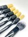Car Detailing Brush Set, 6 Pack Natural Boars Hair Detailing Brushes Unbranded
