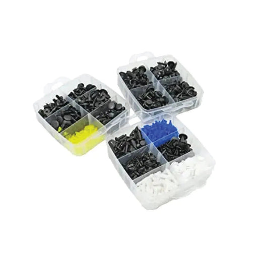 Car Door Trim Panel Clips Kit Set D (620 Pieces) 22 Types of Clips, Bumper Push Fastener Rivet Clips, Expansion Screws Replacement Kit GENERIC