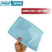 Prep Wipe Lint Free Cleaning Towels Pack of 100 Sheets 9" x 17" (BLUE) Prep Wipe