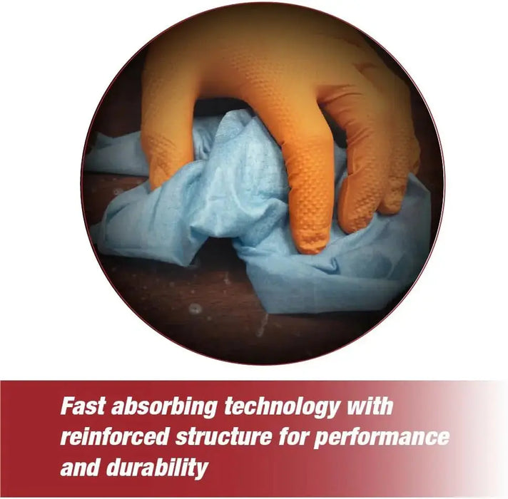 Prep Wipe Lint Free Cleaning Towels Pack of 100 Sheets 9" x 17" (BLUE) Prep Wipe