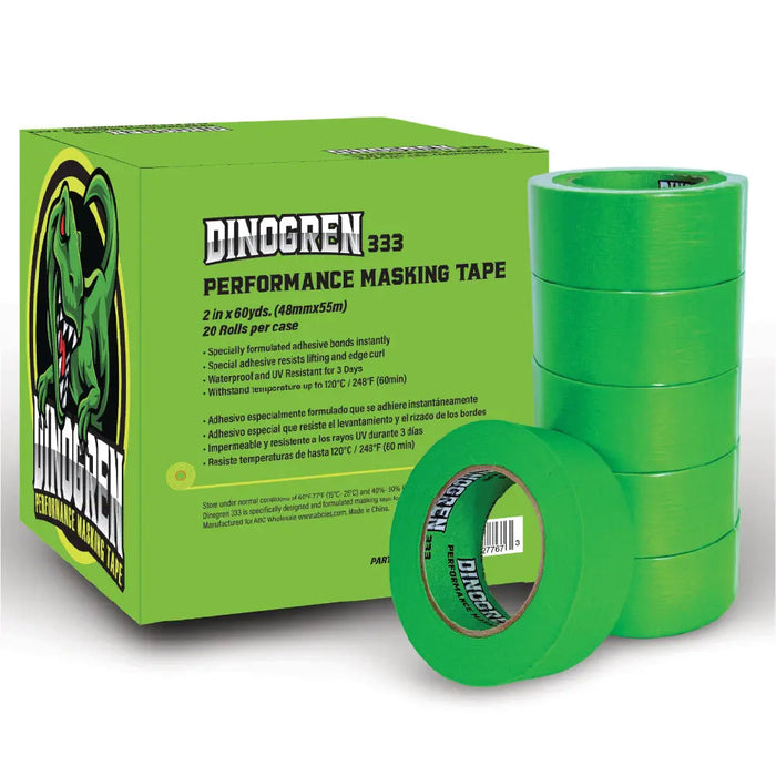 DINOGREN 333 Automotive High Performance Green Masking Tape National Supply Company