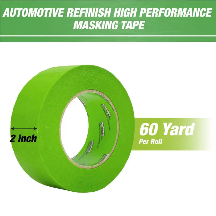 DINOGREN 333 Automotive Refinish High Performance Masking Tape 2” in x 60 yd (Pack of 20 ROLLS) - National Supply Company
