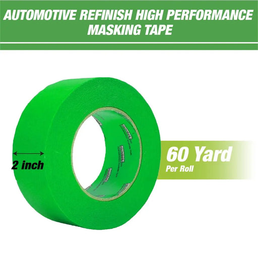 DINOGREN 333 Automotive Refinish High Performance Masking Tape 2” in x 60 yd (Pack of 20 ROLLS) National Supply Company