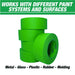 DINOGREN Painters Tape – Green Automotive Masking Tape, Heat & Water Resistant (2" x 60 yd, 5 Rolls) [7767-5] LAUCO