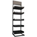 Display Rack Aerosol Assortment - Holds up to 150 Aerosol Cans - 5 Tier Spray Paint Can Storage Rack Organizer - 68.8" H x 18.3" L x 18.3" W - National Supply Company